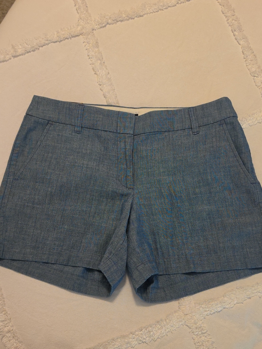 J. Crew Chambray Blue Tailored Shorts